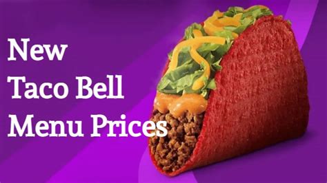 New Taco Bell Menu With Prices: All the Details