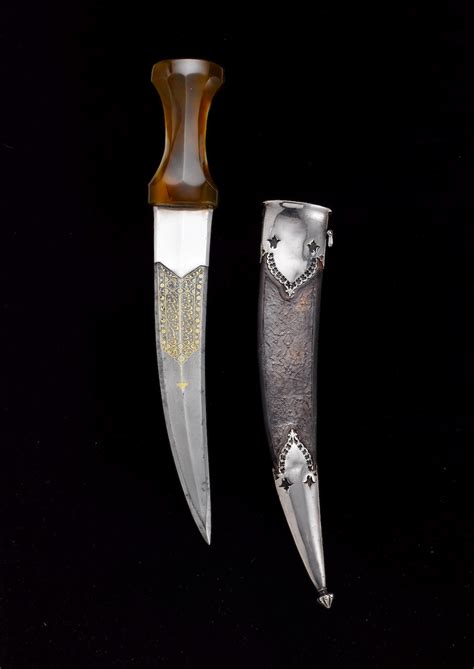 Bonhams : An important Dagger (Khanjar) with the blade inscribed to the Mughal Emperor Shah ...