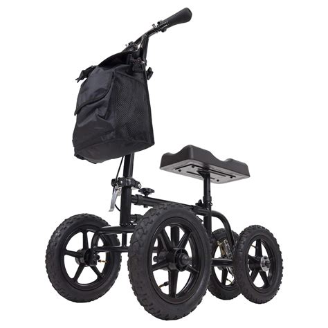 Buy Vive Mobility All Terrain Knee Scooter Walker for Foot Injuries - Adult Broken Leg Crutch ...