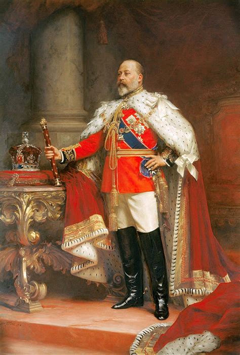 Portrait of King Edward VII Painting by Mountain Dreams - Fine Art America