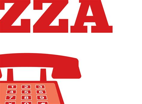 Pizza is Just a Phone Call Away Pizza Pizza Art Home Decor - Etsy