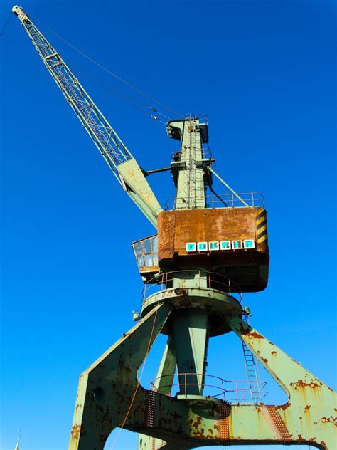 Free Images : transport, vehicle, tower, mast, industry, loading, load crane, harbour crane ...