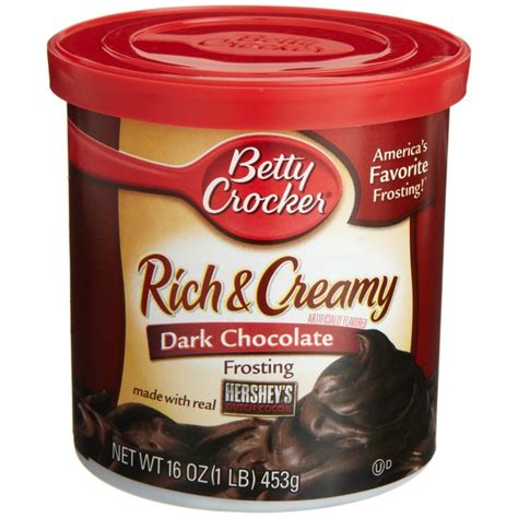 betty crocker frosting | Triple chocolate, Chocolate fudge, Dark chocolate frosting