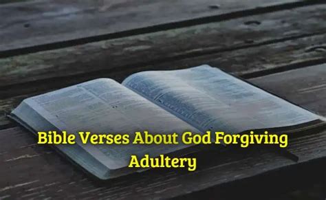 [Top] 26+Bible Verses About God Forgiving Adultery - KJV