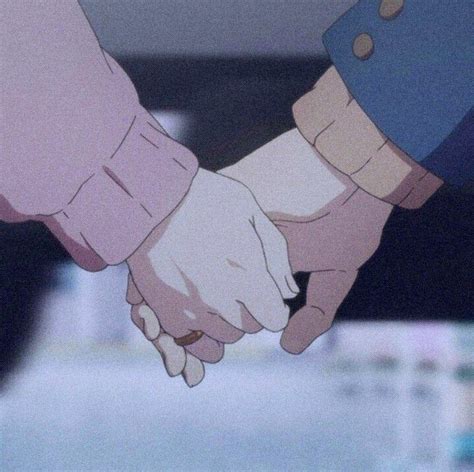 Pin on Anime Holding hands.