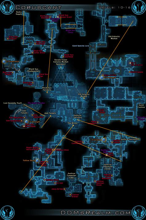 Star Wars TOR Planetary Guide ~ Coruscant