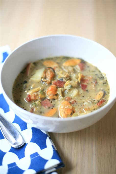 Soup season: mussel and clam chowder-inspired recipe / Create / Enjoy