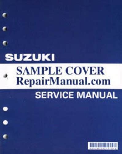 1982-1985 Suzuki DR250 SP250 Motorcycle Service Manual