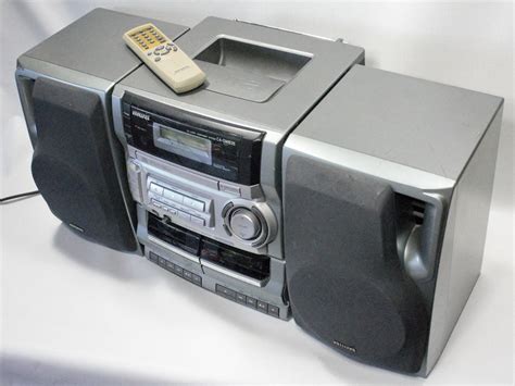 Vintage Boombox Aiwa CD Dual Cassette Tape Deck Player - Etsy