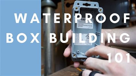 Waterproof Electrical Terminal Box Assembly With Cable Glands - YouTube