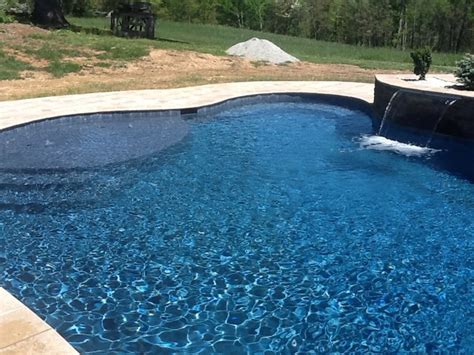 Midnight Blue Plaster - Traditional - Pool - Raleigh - by Vue Custom Pools