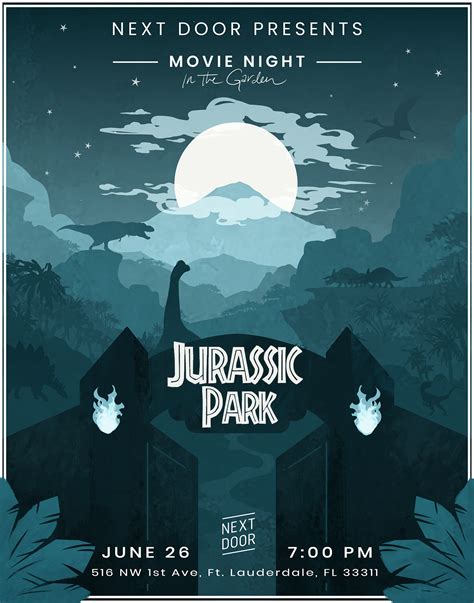 Jurassic Park Movie Night on Behance