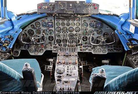 cockpit view of a Vickers 806 Viscount Airline Interiors, Aircraft ...