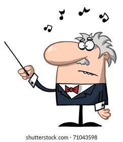 Orchestra Conductor Holds Baton Stock Vector (Royalty Free) 47470687 | Shutterstock