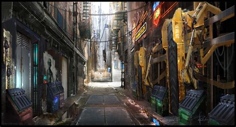 Future Back Alley - Concept art, Sci-fiCoolvibe – Digital Art