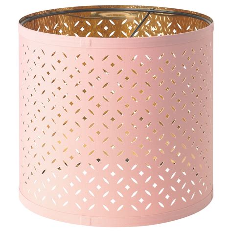 NYMÖ Lamp shade - pink, brass-colour - IKEA