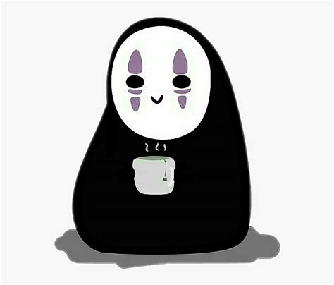 Transparent Spirited Away Png - Spirited Away No Face Cute, Png Download - kindpng