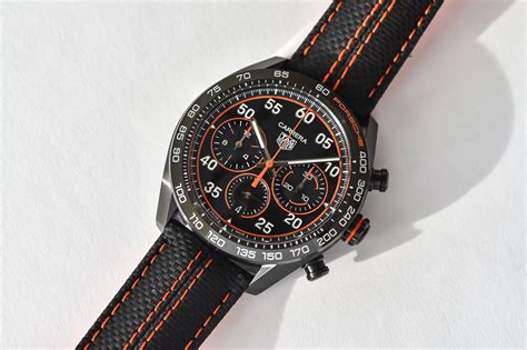 Hands-On With The New TAG Heuer Carrera x Porsche Orange Racing