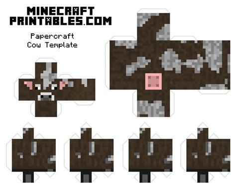 Minecraft Skins Template Cow | Minecrafts Skins