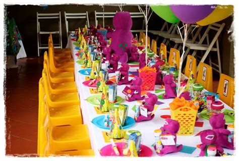 barney birthday pictures | Barney Theme Party - House of Creative Events - event planning ...