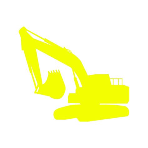 Excavator illustrated on background 4396525 Vector Art at Vecteezy