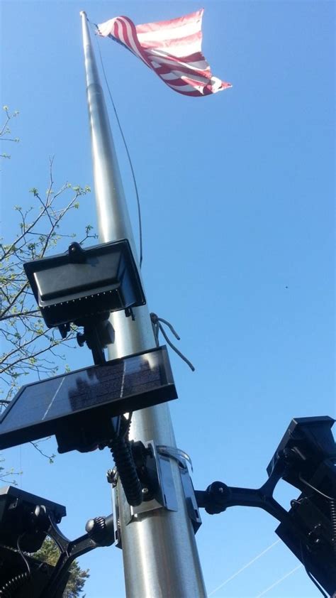 Extreme Commercial Solar Flagpole Light - Product Details