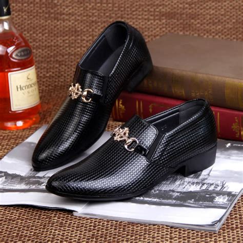 2017 New Fashion Italian Designer Formal Mens Dress Shoes Genuine ...