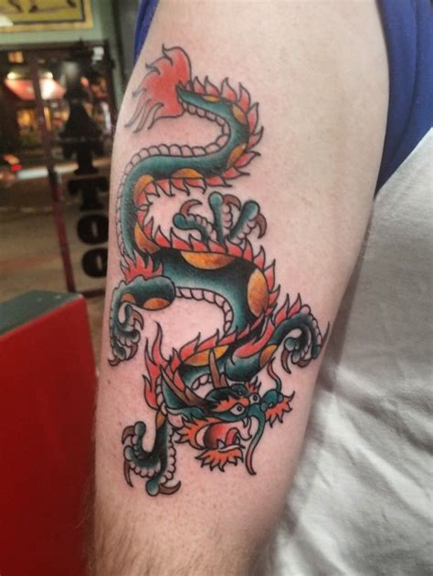 Discover more than 79 american traditional tattoo dragon latest - in.coedo.com.vn