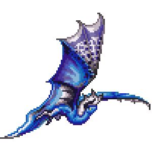 Dragon - Great Blue Wyvern - Dragon Cave