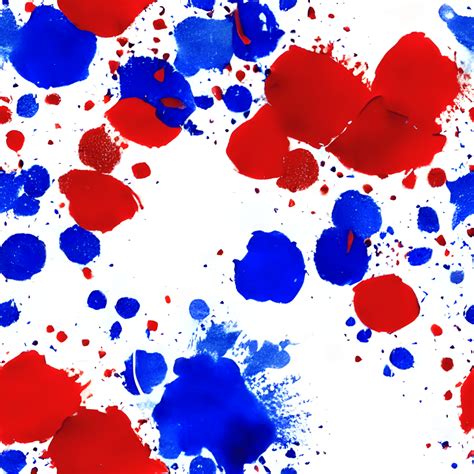 Red White and Blue Paint Splatter Graphic · Creative Fabrica