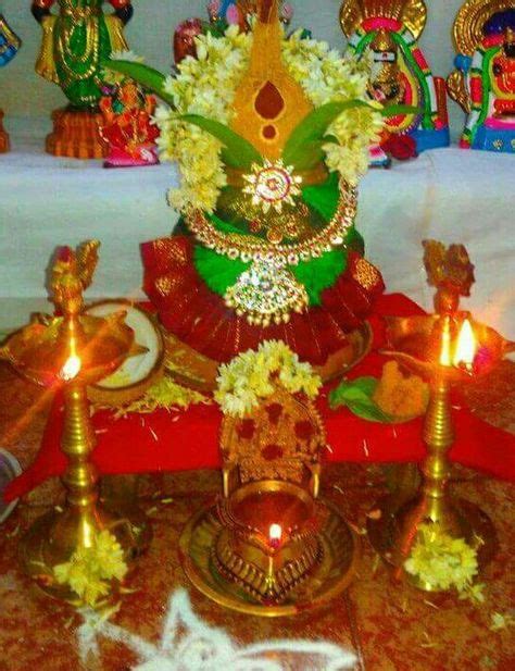 61 Kalasam ideas | pooja rooms, goddess decor, festival decorations