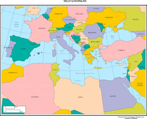 Maps Of Europe - Mediterranean Map Printable | Printable Maps