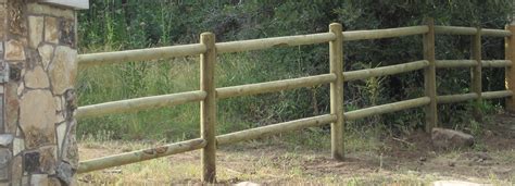 Lodge Pole Ranch Rail Fence | Round Rail Fence for Horses & Backyards