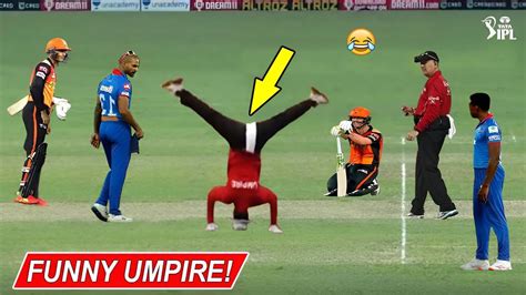 Top 10 Most Funny Umpire Moments in Cricket History - YouTube