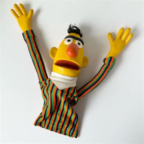 Sesame Street | Toys | Sesame Street Vintage 97s Bert Puppet | Poshmark