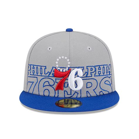 Official New Era NBA Draft 2023 Philadelphia 76Ers 59FIFTY Fitted Cap ...