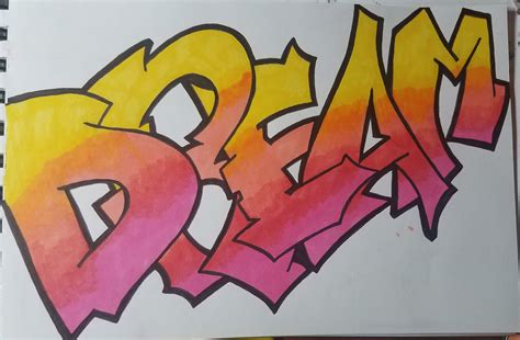 How To Draw Graffiti Letters Step By Step For Beginners