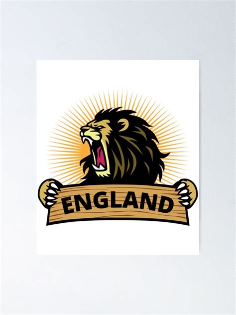 "Go Lionesses - England Lionesses" Poster for Sale by SVGCraftLounge ...