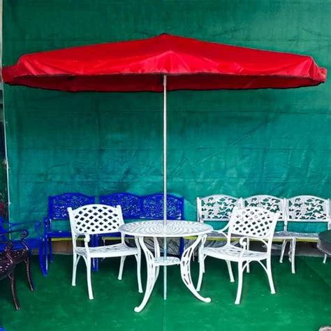 Cast Aluminium Cross Outdoor Table And Chair Set, For Garden at Rs 27999/set in Ambala