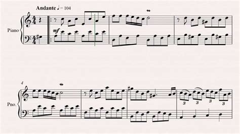 GCSE Music Composition - Andante in A Minor (piano) - YouTube