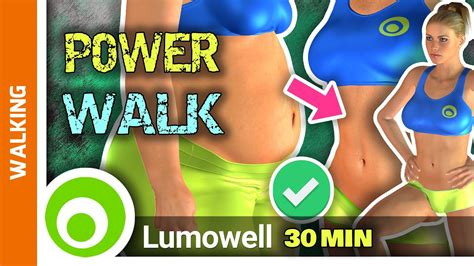 30 Minute Power Walk - Walking Workout - Cardio Low Impact - YouTube