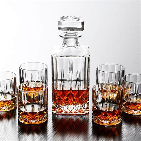 Top grand Crystal Wine Cup Set High quality Brandy Wiskey Pint Wine ...