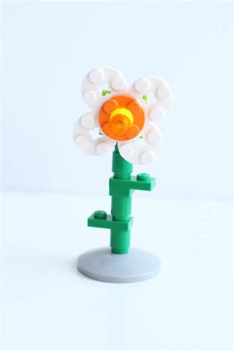 Simple LEGO Flower - I Can Teach My Child!