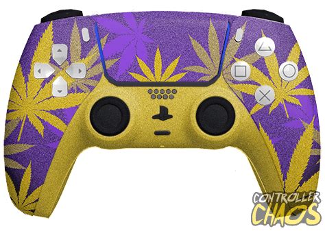 Purple Kush Camo - PS5 - Custom Controllers - Controller Chaos