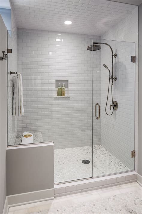 The guest bath had a shower area that was dated and confining. A new ...