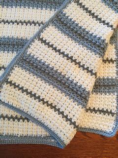 Ravelry: Modern Double Crochet V-Stitch Blanket pattern by Hannah Brown McKay