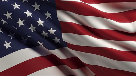 Waving American Flag Stock Photo - Download Image Now - American Flag ...