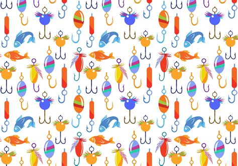 Free Fishing Pattern Vectors 132014 Vector Art at Vecteezy