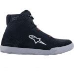 Alpinestars Chrome Riding Shoes - Black / Cool Grey / Red Fluo - FREE UK DELIVERY