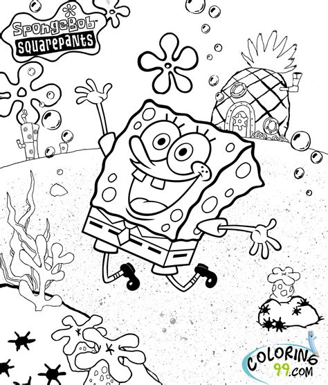 Free Printable Coloring Pages Spongebob